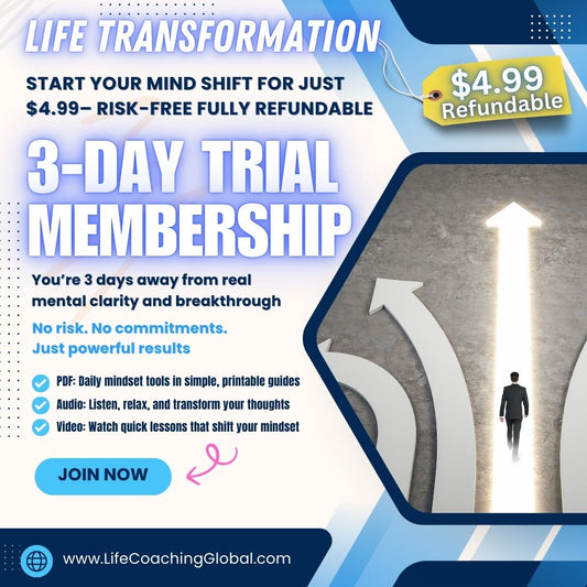 Transform Your Life with a 3-Day Trial Membership — Only $4.99, Fully Refundable!