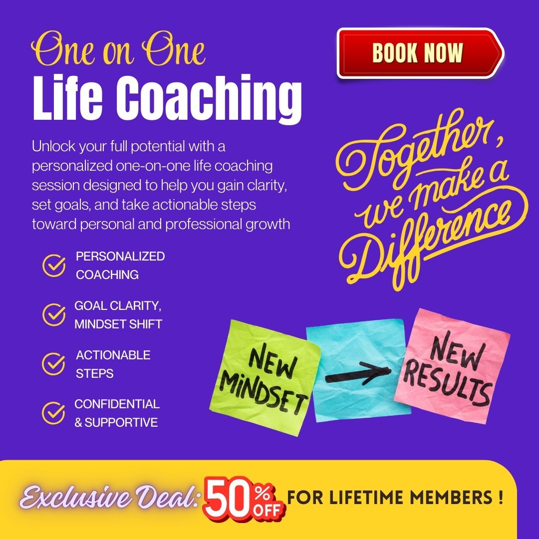 One-on-One Life Coaching Session (1 Hour)