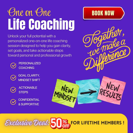 One-on-One Life Coaching Session (1 Hour)