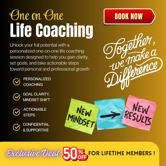 One-on-One Life Coaching Session (3 Hours)